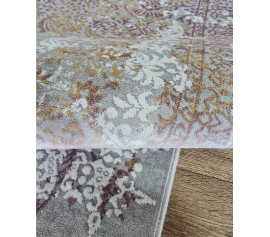 Високоворсный килим Deep ocean 146JA LILAC / YELLOW - Висока якість за найкращою ціною в Україні зображення 3.